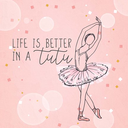 Framed Born to Dance 2 Print