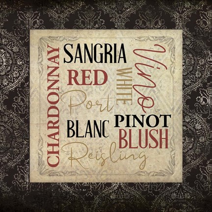 Framed Vineyard View 2 Print