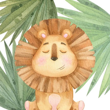 Framed Goodnight Jungle 3 Print