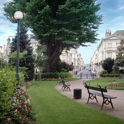 Framed French Jardin No. 14 Print