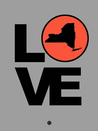 Framed Love New York Print