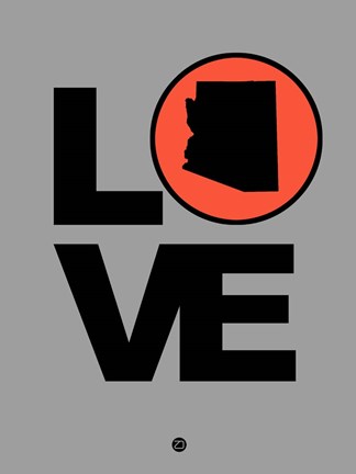 Framed Love Arizona Print