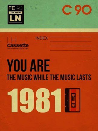 Framed You are the Music Print