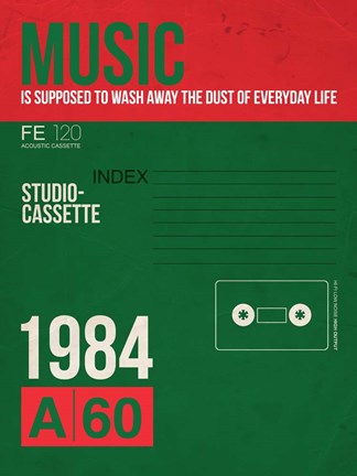 Framed Music Of Everyday Life Print