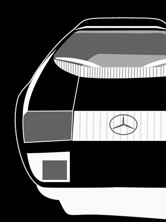 Framed Mercedes-Benz C111 Print