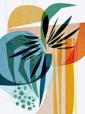 Framed Summer Tropics Print