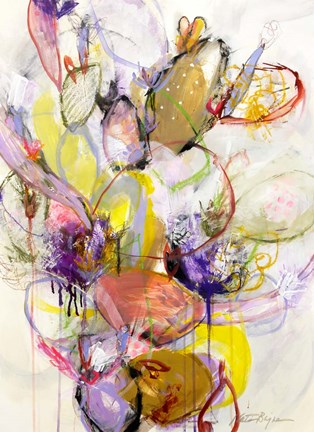 Framed Cosmic Pear Cactus 3 Print