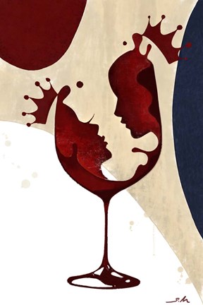 Framed Drink of Love Print