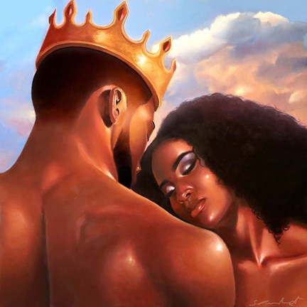 Framed Shoulder Rest Print