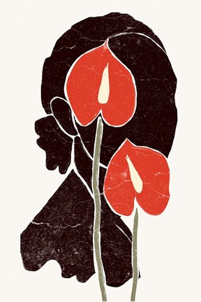 Framed Anthurium Print
