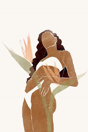 Framed Swimsuit II Print