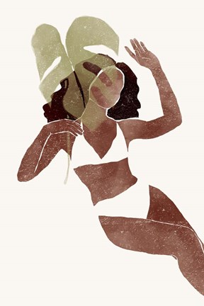 Framed Swimsuit III Print