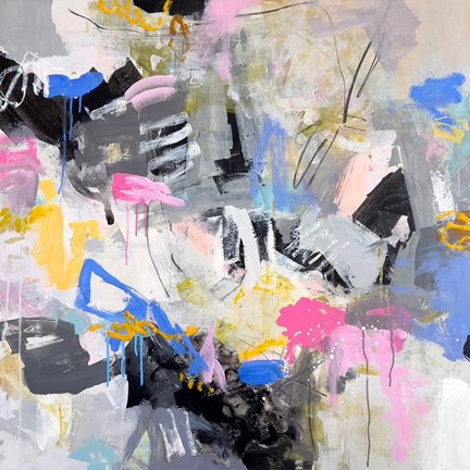 Framed Cotton Candy Mountain Print