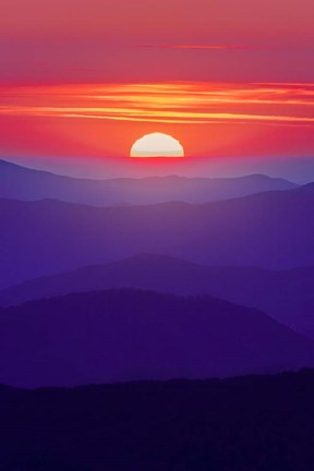 Framed Appalachian Sunset II Print