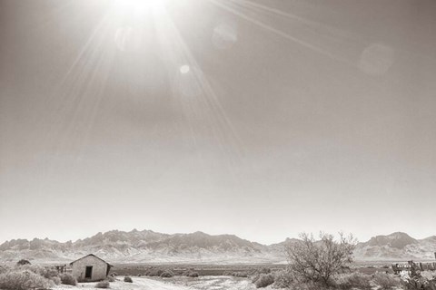 Framed Southwestern Sun Print