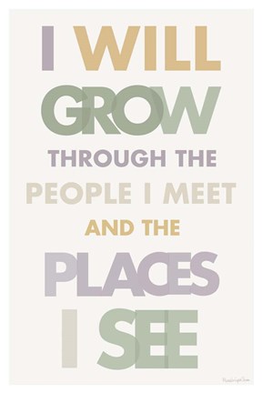 Framed I Will Grow II Pastel Print