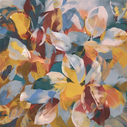 Framed Fall Confetti Leaves Print