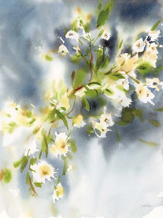 Framed Winter Florals Print