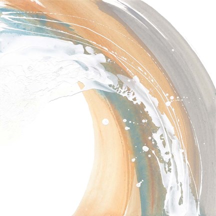 Framed White Dots II Print