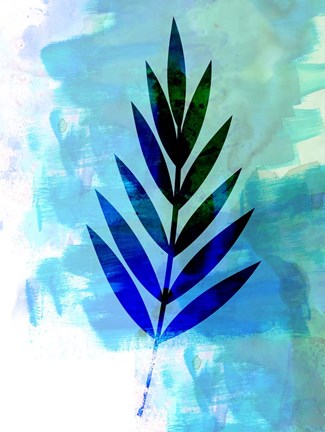 Framed Leaf Watercolor Print