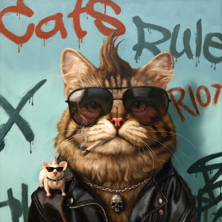 Framed Bad Pussy Print