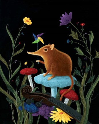 Framed Herschel&#39;s Treasures Print