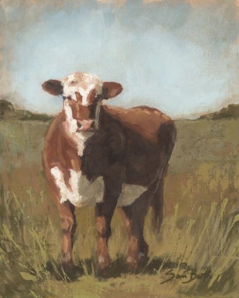 Framed Henry in the Field Print