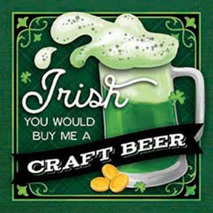 Framed Irish Craft Beer Print