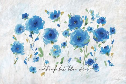 Framed Blueming 07 Print