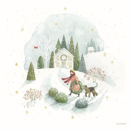 Framed Magical Winterland II Print
