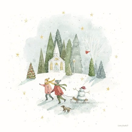 Framed Magical Winterland IV Print