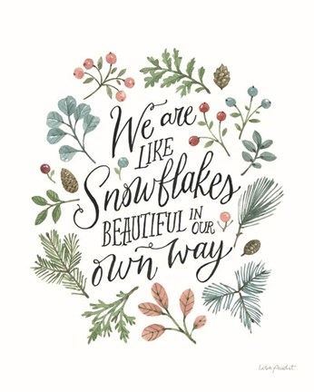 Framed Magical Winterland VI Print