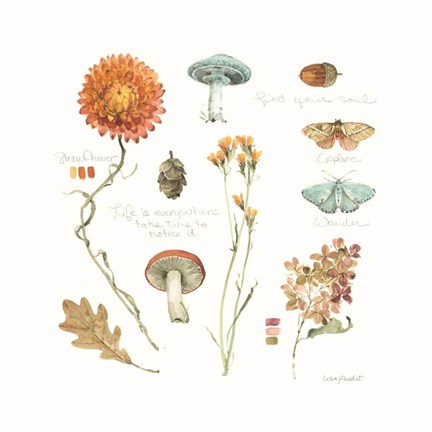 Framed Season's Study VII Print