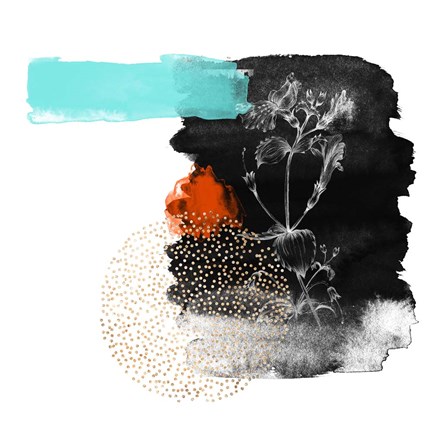 Framed Abstract Art Composition II Print