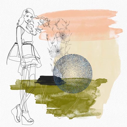 Framed Flower Girl Print