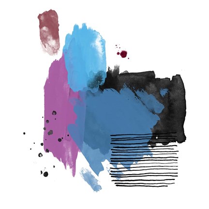 Framed Abstract Study V Print