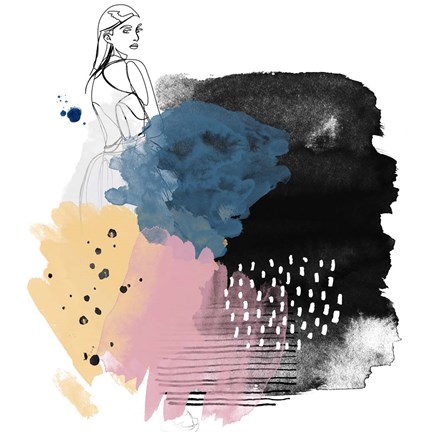 Framed Modern Abstract II Print