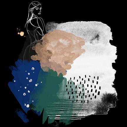 Framed Modern Abstract II Print