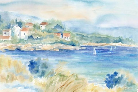 Framed Mediterranean Breezes I Print