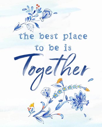 Framed Mediterranean Breezes X Print