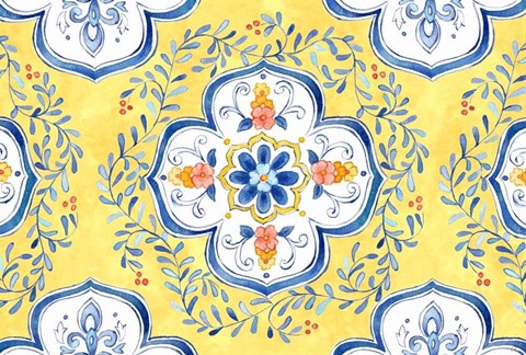 Framed Mediterranean Breezes XXII Print