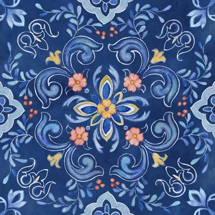 Framed Mediterranean Breezes XXVI Print