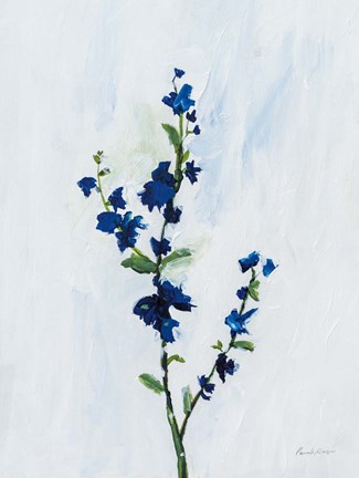 Framed Blue Stems I Print