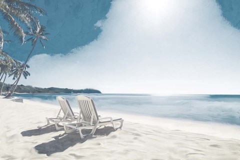 Framed Two Sitting Print