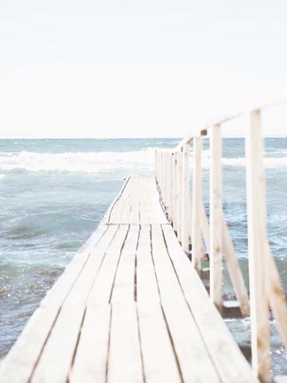 Framed Beach Boardwalk Coastal 1 Print