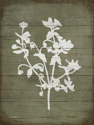 Framed Rustic Hearth II Print