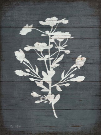 Framed Rustic Hearth III Print