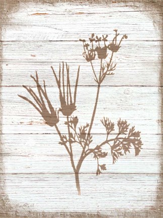 Framed Rustic Heart IV Print