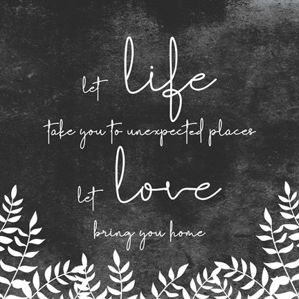 Framed Let Love Print