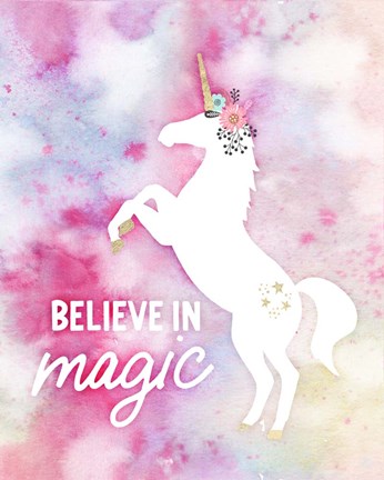 Framed Believe in Magic Print